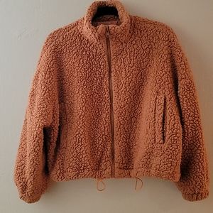 Urban Outfitters  Sherpa teddy bomber jacket